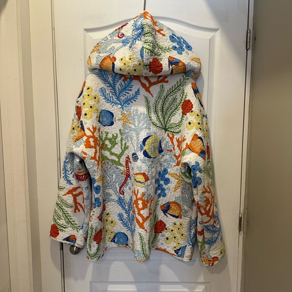 Handmade Colorful Quilted Women's Jacket - Picture 8 of 11